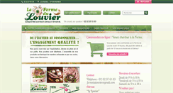 Desktop Screenshot of fermedulouvier.com
